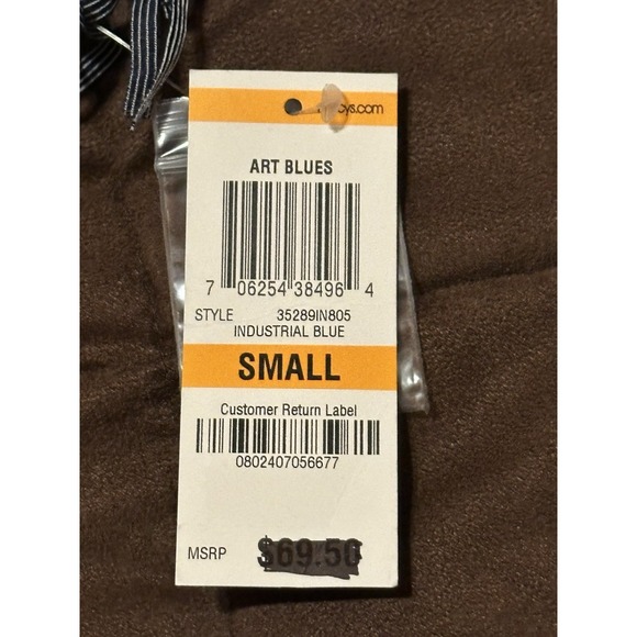 Style & Co Size S Blue Open Front Sweater Cardigan with Fringe - Picture 7 of 7